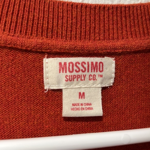 Mossimo button cardigan rust red color size medium - Picture 4 of 4